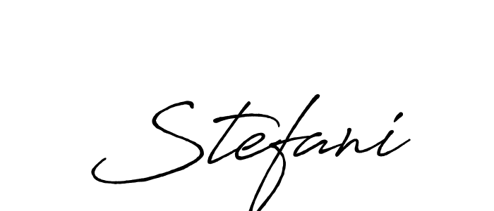 Also You can easily find your signature by using the search form. We will create Stefani name handwritten signature images for you free of cost using Antro_Vectra_Bolder sign style. Stefani signature style 7 images and pictures png