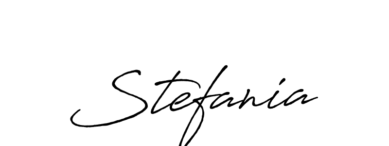 Make a beautiful signature design for name Stefania. Use this online signature maker to create a handwritten signature for free. Stefania signature style 7 images and pictures png