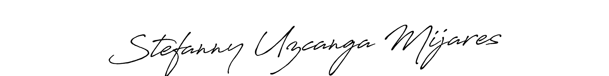 You should practise on your own different ways (Antro_Vectra_Bolder) to write your name (Stefanny Uzcanga Mijares) in signature. don't let someone else do it for you. Stefanny Uzcanga Mijares signature style 7 images and pictures png
