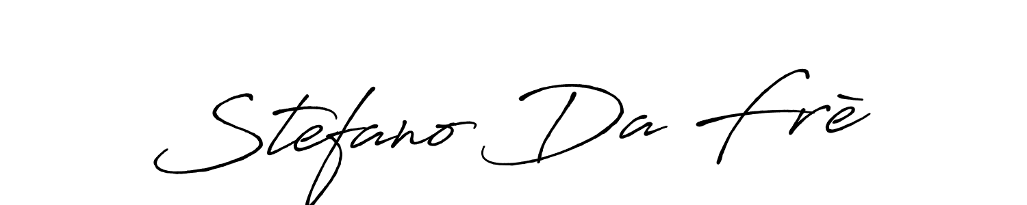 Design your own signature with our free online signature maker. With this signature software, you can create a handwritten (Antro_Vectra_Bolder) signature for name Stefano Da Frè. Stefano Da Frè signature style 7 images and pictures png