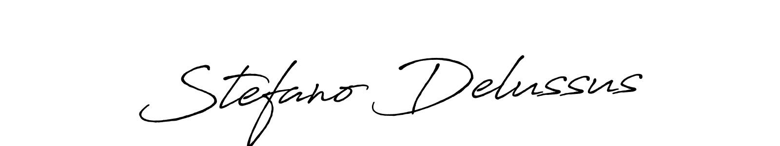 Also we have Stefano Delussus name is the best signature style. Create professional handwritten signature collection using Antro_Vectra_Bolder autograph style. Stefano Delussus signature style 7 images and pictures png