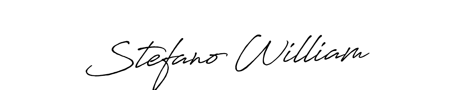 How to Draw Stefano William signature style? Antro_Vectra_Bolder is a latest design signature styles for name Stefano William. Stefano William signature style 7 images and pictures png