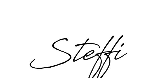 Use a signature maker to create a handwritten signature online. With this signature software, you can design (Antro_Vectra_Bolder) your own signature for name Steffi. Steffi signature style 7 images and pictures png