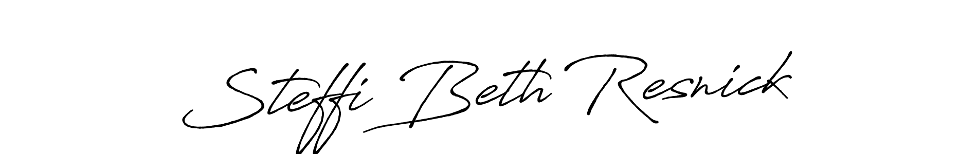 Once you've used our free online signature maker to create your best signature Antro_Vectra_Bolder style, it's time to enjoy all of the benefits that Steffi Beth Resnick name signing documents. Steffi Beth Resnick signature style 7 images and pictures png