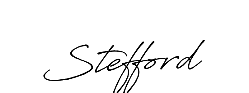 Create a beautiful signature design for name Stefford. With this signature (Antro_Vectra_Bolder) fonts, you can make a handwritten signature for free. Stefford signature style 7 images and pictures png