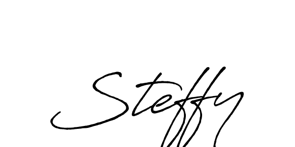 Once you've used our free online signature maker to create your best signature Antro_Vectra_Bolder style, it's time to enjoy all of the benefits that Steffy name signing documents. Steffy signature style 7 images and pictures png