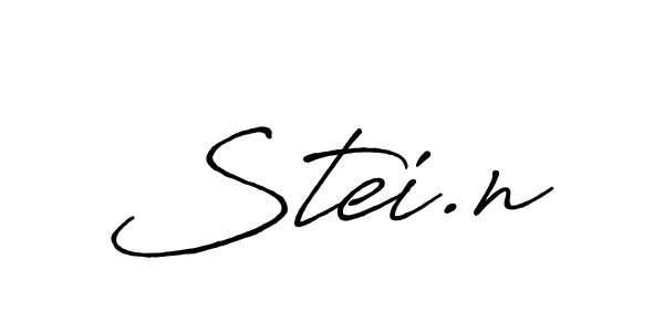 Make a beautiful signature design for name Stei.n. With this signature (Antro_Vectra_Bolder) style, you can create a handwritten signature for free. Stei.n signature style 7 images and pictures png