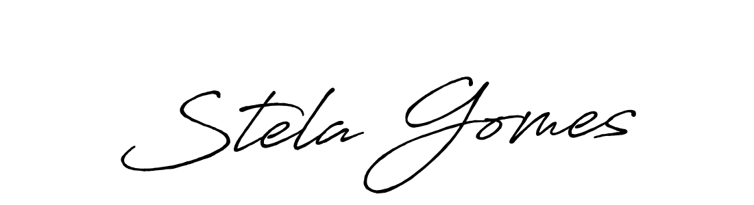 Make a short Stela Gomes signature style. Manage your documents anywhere anytime using Antro_Vectra_Bolder. Create and add eSignatures, submit forms, share and send files easily. Stela Gomes signature style 7 images and pictures png