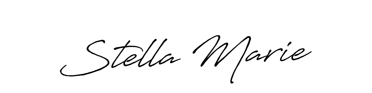 Make a beautiful signature design for name Stella Marie. Use this online signature maker to create a handwritten signature for free. Stella Marie signature style 7 images and pictures png