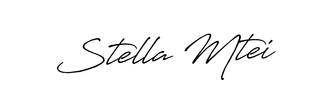 if you are searching for the best signature style for your name Stella Mtei. so please give up your signature search. here we have designed multiple signature styles  using Antro_Vectra_Bolder. Stella Mtei signature style 7 images and pictures png