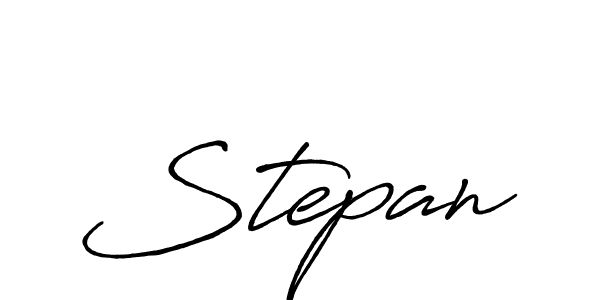 Make a beautiful signature design for name Stepan. With this signature (Antro_Vectra_Bolder) style, you can create a handwritten signature for free. Stepan signature style 7 images and pictures png