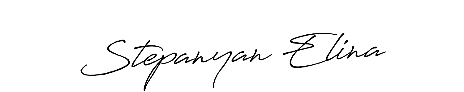 Once you've used our free online signature maker to create your best signature Antro_Vectra_Bolder style, it's time to enjoy all of the benefits that Stepanyan Elina name signing documents. Stepanyan Elina signature style 7 images and pictures png