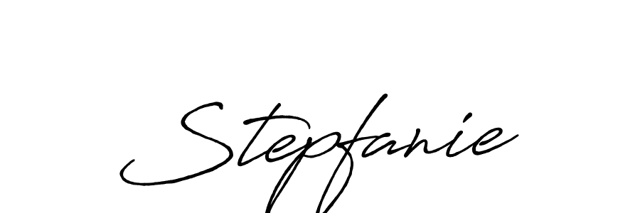 Create a beautiful signature design for name Stepfanie. With this signature (Antro_Vectra_Bolder) fonts, you can make a handwritten signature for free. Stepfanie signature style 7 images and pictures png