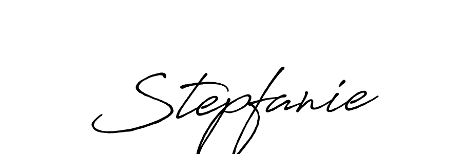Create a beautiful signature design for name Stepfanie. With this signature (Antro_Vectra_Bolder) fonts, you can make a handwritten signature for free. Stepfanie signature style 7 images and pictures png