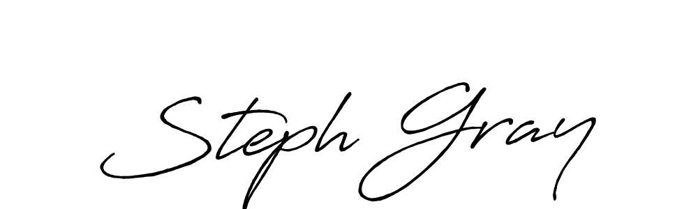 How to Draw Steph Gray signature style? Antro_Vectra_Bolder is a latest design signature styles for name Steph Gray. Steph Gray signature style 7 images and pictures png