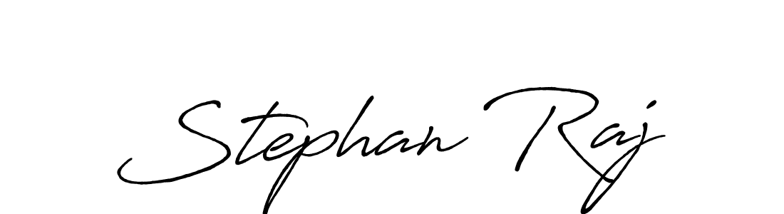 Once you've used our free online signature maker to create your best signature Antro_Vectra_Bolder style, it's time to enjoy all of the benefits that Stephan Raj name signing documents. Stephan Raj signature style 7 images and pictures png