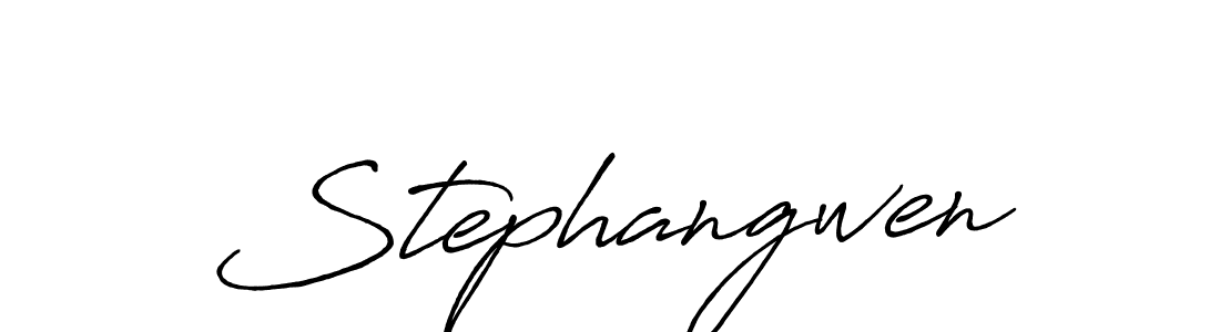 This is the best signature style for the Stephangwen name. Also you like these signature font (Antro_Vectra_Bolder). Mix name signature. Stephangwen signature style 7 images and pictures png