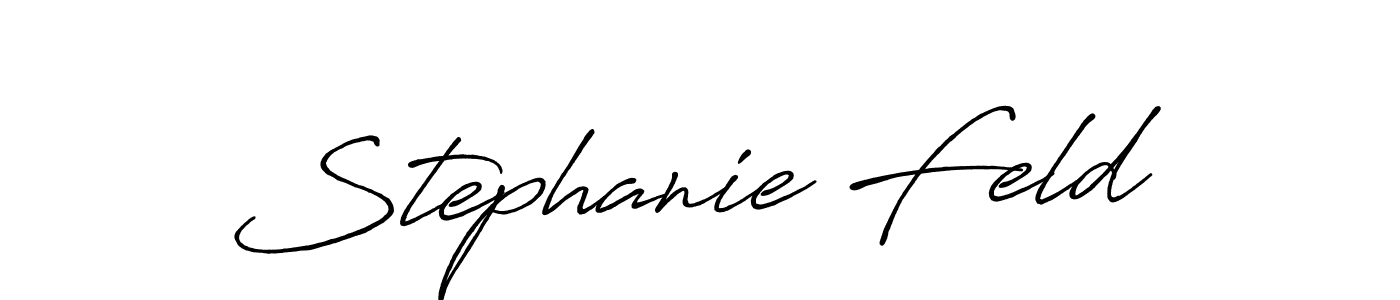 Make a beautiful signature design for name Stephanie Feld. Use this online signature maker to create a handwritten signature for free. Stephanie Feld signature style 7 images and pictures png