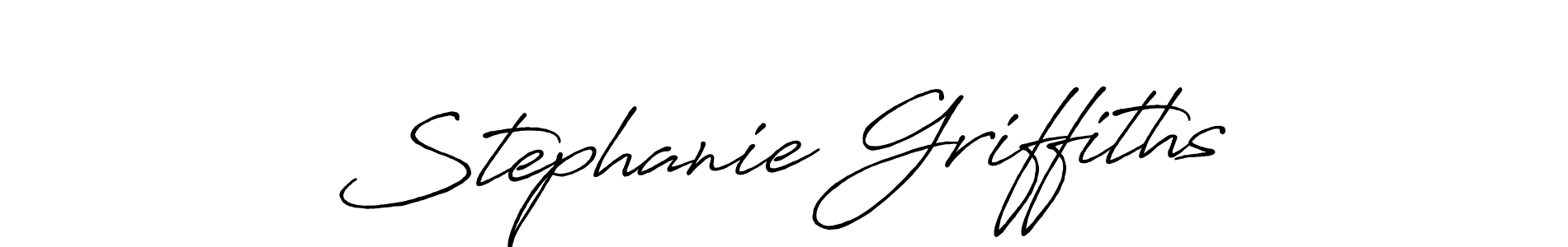 It looks lik you need a new signature style for name Stephanie Griffiths. Design unique handwritten (Antro_Vectra_Bolder) signature with our free signature maker in just a few clicks. Stephanie Griffiths signature style 7 images and pictures png