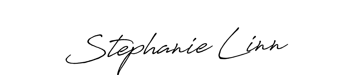 Use a signature maker to create a handwritten signature online. With this signature software, you can design (Antro_Vectra_Bolder) your own signature for name Stephanie Linn. Stephanie Linn signature style 7 images and pictures png