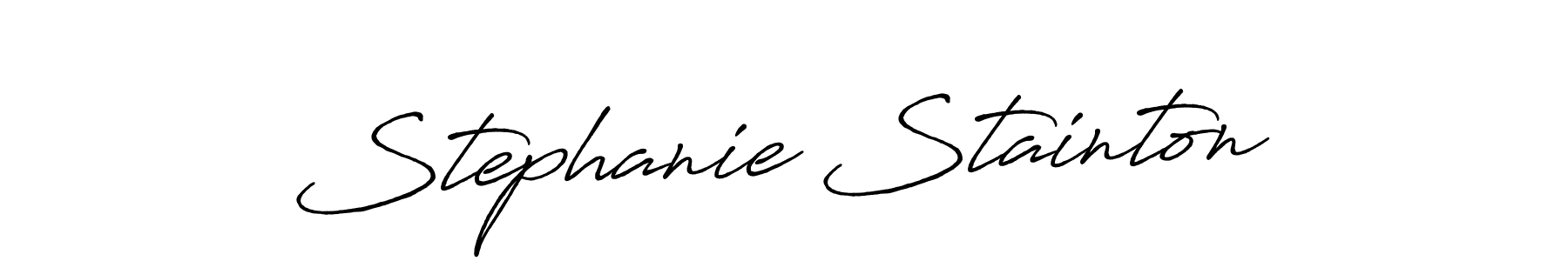 if you are searching for the best signature style for your name Stephanie Stainton. so please give up your signature search. here we have designed multiple signature styles  using Antro_Vectra_Bolder. Stephanie Stainton signature style 7 images and pictures png
