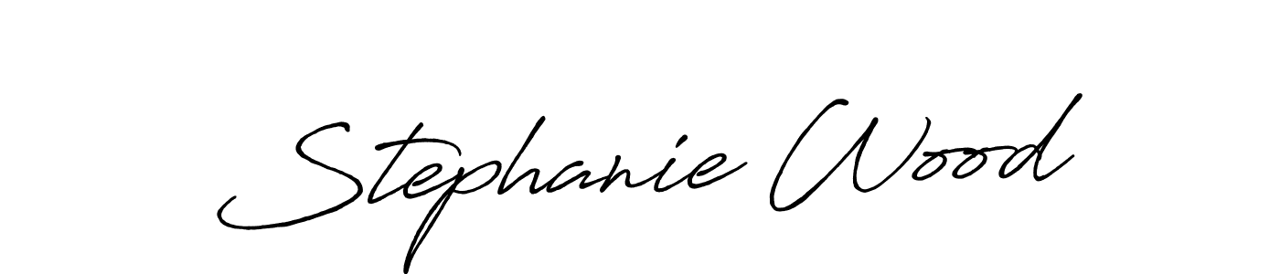 You should practise on your own different ways (Antro_Vectra_Bolder) to write your name (Stephanie Wood) in signature. don't let someone else do it for you. Stephanie Wood signature style 7 images and pictures png