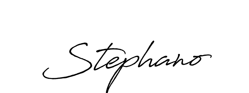 How to make Stephano signature? Antro_Vectra_Bolder is a professional autograph style. Create handwritten signature for Stephano name. Stephano signature style 7 images and pictures png