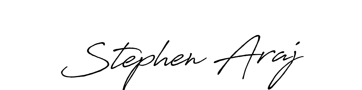 if you are searching for the best signature style for your name Stephen Araj. so please give up your signature search. here we have designed multiple signature styles  using Antro_Vectra_Bolder. Stephen Araj signature style 7 images and pictures png