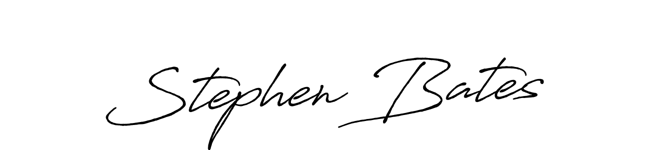 Create a beautiful signature design for name Stephen Bates. With this signature (Antro_Vectra_Bolder) fonts, you can make a handwritten signature for free. Stephen Bates signature style 7 images and pictures png