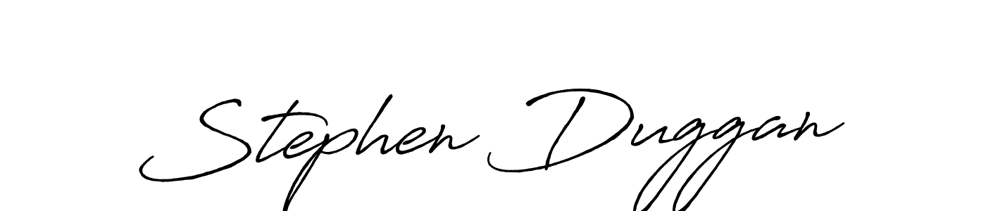 Also we have Stephen Duggan name is the best signature style. Create professional handwritten signature collection using Antro_Vectra_Bolder autograph style. Stephen Duggan signature style 7 images and pictures png