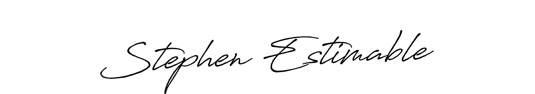 You can use this online signature creator to create a handwritten signature for the name Stephen Estimable. This is the best online autograph maker. Stephen Estimable signature style 7 images and pictures png