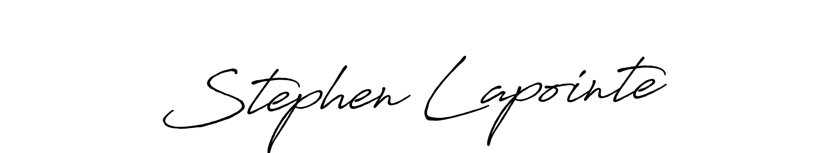 Once you've used our free online signature maker to create your best signature Antro_Vectra_Bolder style, it's time to enjoy all of the benefits that Stephen Lapointe name signing documents. Stephen Lapointe signature style 7 images and pictures png