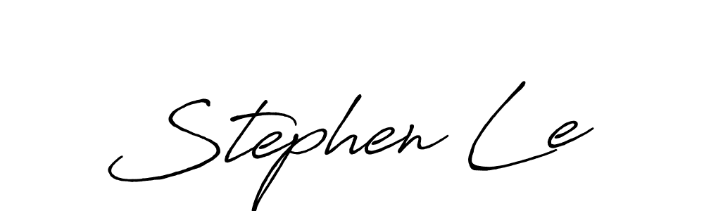 The best way (Antro_Vectra_Bolder) to make a short signature is to pick only two or three words in your name. The name Stephen Le include a total of six letters. For converting this name. Stephen Le signature style 7 images and pictures png