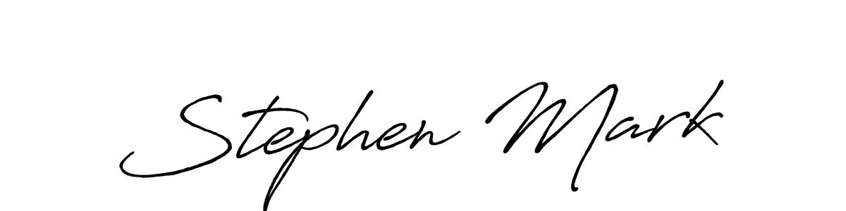 Create a beautiful signature design for name Stephen Mark. With this signature (Antro_Vectra_Bolder) fonts, you can make a handwritten signature for free. Stephen Mark signature style 7 images and pictures png