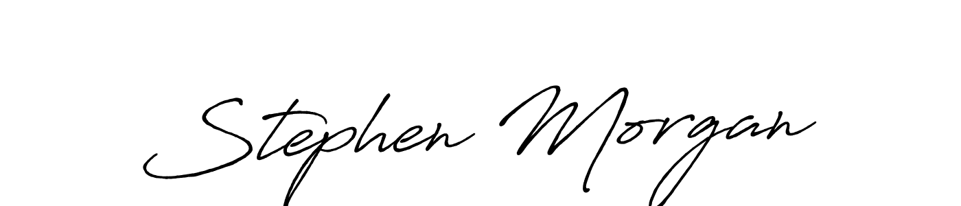 You should practise on your own different ways (Antro_Vectra_Bolder) to write your name (Stephen Morgan) in signature. don't let someone else do it for you. Stephen Morgan signature style 7 images and pictures png