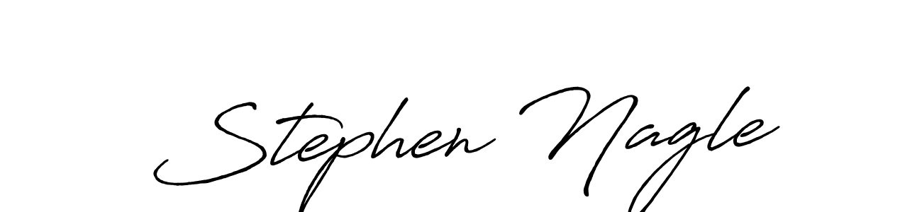 Also we have Stephen Nagle name is the best signature style. Create professional handwritten signature collection using Antro_Vectra_Bolder autograph style. Stephen Nagle signature style 7 images and pictures png