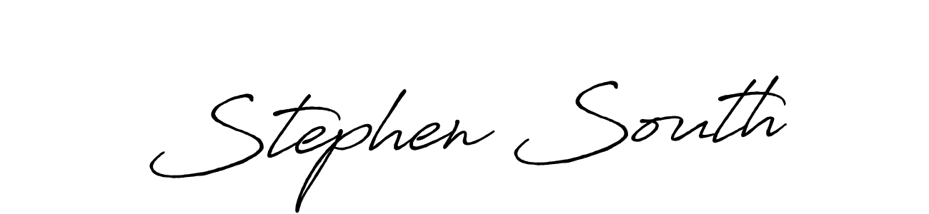 See photos of Stephen South official signature by Spectra . Check more albums & portfolios. Read reviews & check more about Antro_Vectra_Bolder font. Stephen South signature style 7 images and pictures png