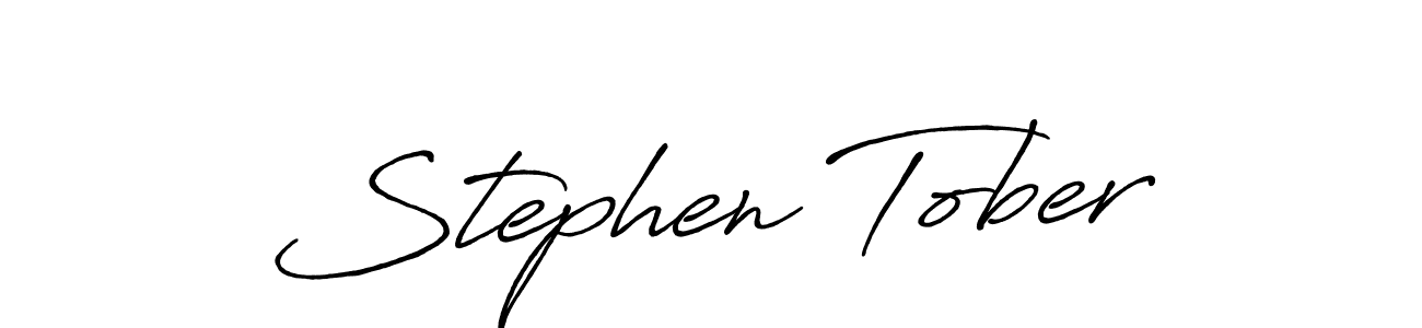 Design your own signature with our free online signature maker. With this signature software, you can create a handwritten (Antro_Vectra_Bolder) signature for name Stephen Tober. Stephen Tober signature style 7 images and pictures png