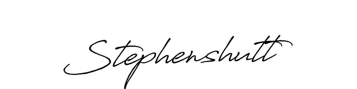 Stephenshutt stylish signature style. Best Handwritten Sign (Antro_Vectra_Bolder) for my name. Handwritten Signature Collection Ideas for my name Stephenshutt. Stephenshutt signature style 7 images and pictures png