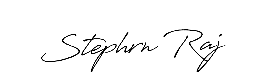 Similarly Antro_Vectra_Bolder is the best handwritten signature design. Signature creator online .You can use it as an online autograph creator for name Stephrn Raj. Stephrn Raj signature style 7 images and pictures png