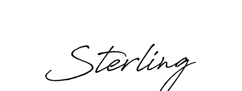 Best and Professional Signature Style for Sterling. Antro_Vectra_Bolder Best Signature Style Collection. Sterling signature style 7 images and pictures png