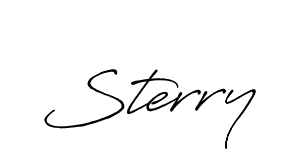 How to make Sterry name signature. Use Antro_Vectra_Bolder style for creating short signs online. This is the latest handwritten sign. Sterry signature style 7 images and pictures png