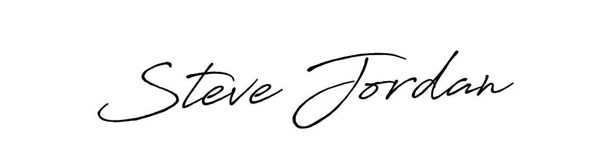 It looks lik you need a new signature style for name Steve Jordan. Design unique handwritten (Antro_Vectra_Bolder) signature with our free signature maker in just a few clicks. Steve Jordan signature style 7 images and pictures png