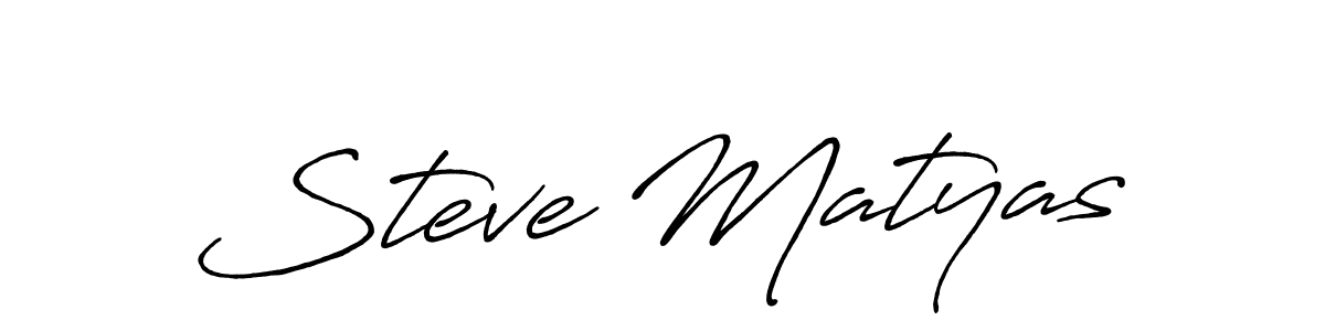 Use a signature maker to create a handwritten signature online. With this signature software, you can design (Antro_Vectra_Bolder) your own signature for name Steve Matyas. Steve Matyas signature style 7 images and pictures png