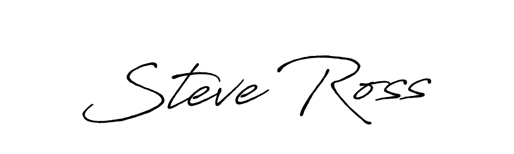 Also we have Steve Ross name is the best signature style. Create professional handwritten signature collection using Antro_Vectra_Bolder autograph style. Steve Ross signature style 7 images and pictures png