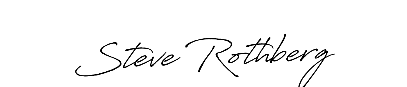 Steve Rothberg stylish signature style. Best Handwritten Sign (Antro_Vectra_Bolder) for my name. Handwritten Signature Collection Ideas for my name Steve Rothberg. Steve Rothberg signature style 7 images and pictures png