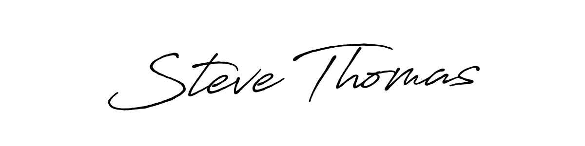 It looks lik you need a new signature style for name Steve Thomas. Design unique handwritten (Antro_Vectra_Bolder) signature with our free signature maker in just a few clicks. Steve Thomas signature style 7 images and pictures png