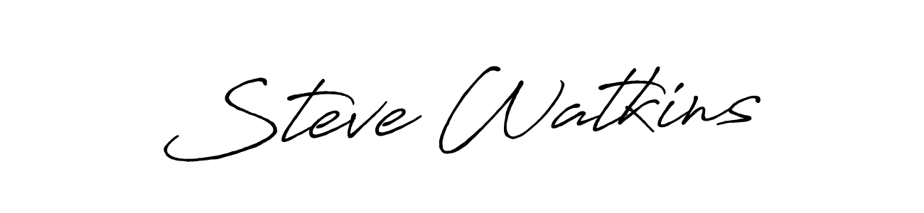 Make a beautiful signature design for name Steve Watkins. Use this online signature maker to create a handwritten signature for free. Steve Watkins signature style 7 images and pictures png