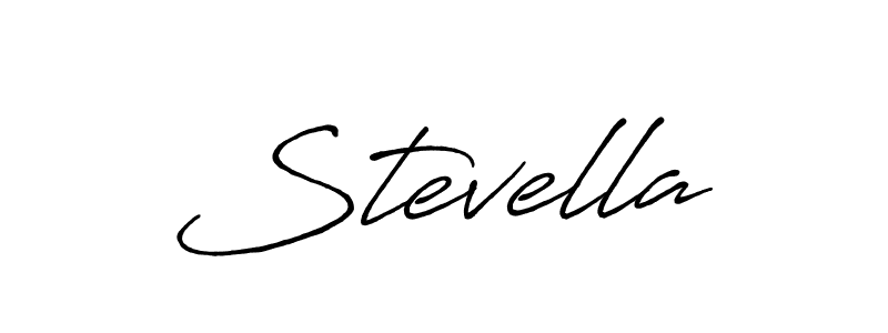 It looks lik you need a new signature style for name Stevella. Design unique handwritten (Antro_Vectra_Bolder) signature with our free signature maker in just a few clicks. Stevella signature style 7 images and pictures png