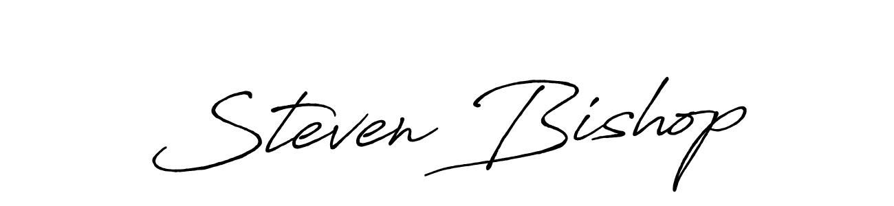 Design your own signature with our free online signature maker. With this signature software, you can create a handwritten (Antro_Vectra_Bolder) signature for name Steven Bishop. Steven Bishop signature style 7 images and pictures png
